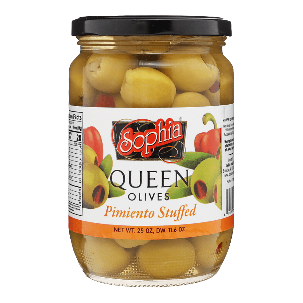 Olives Large Queen Green Stuffed – 25 oz (709 gr)